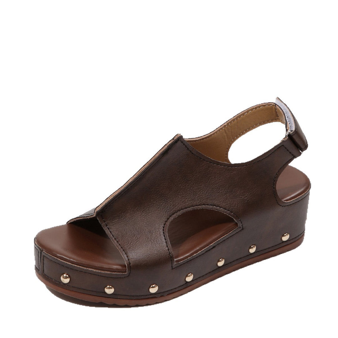 Damen modische Plateausandalen Drune