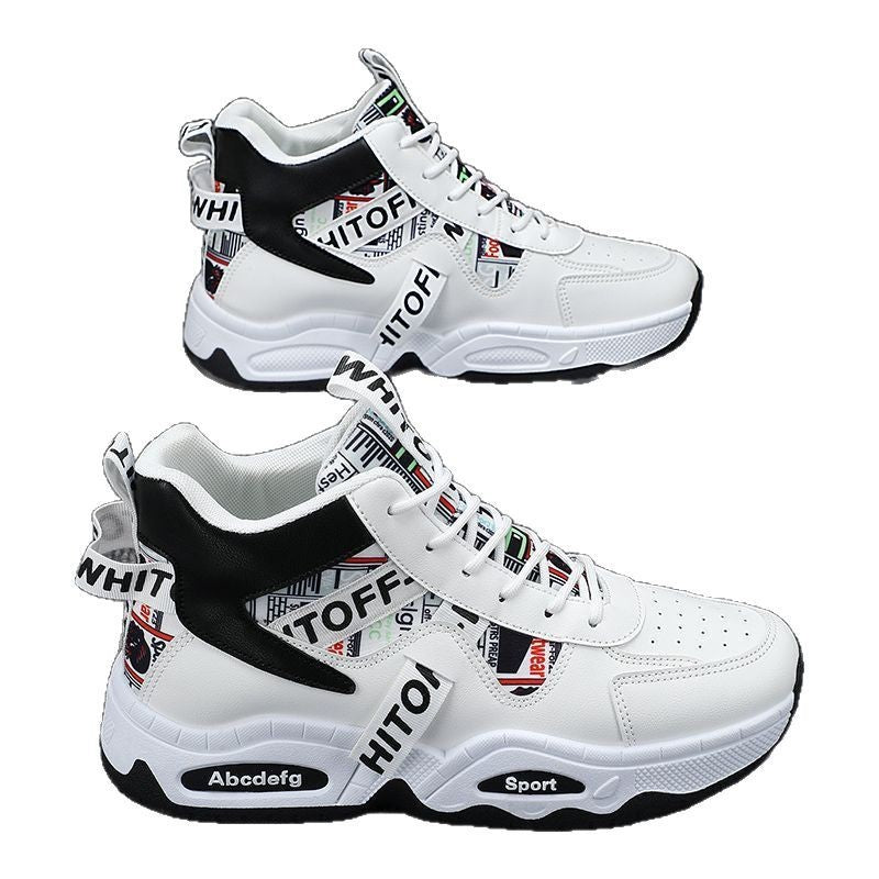 Damen modische High-Top Sneakers mit funktionellen Tragegurten und atmungsaktiver Konstruktion Drune