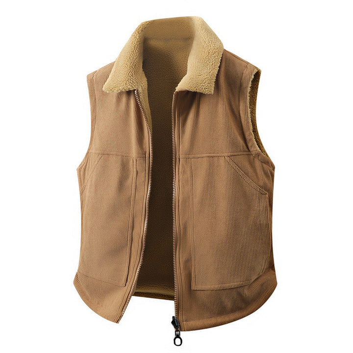 Herren Komfortable Fleece-Weste Drune