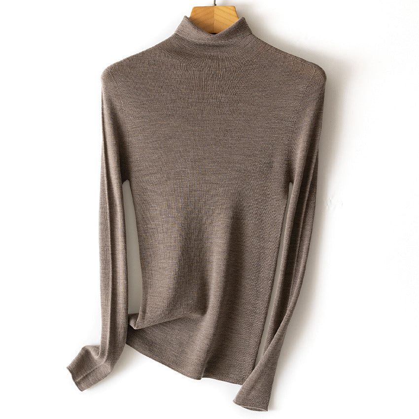 Damen Leichter Feinstrick-Rollkragenpullover mit fließender Passform Drune