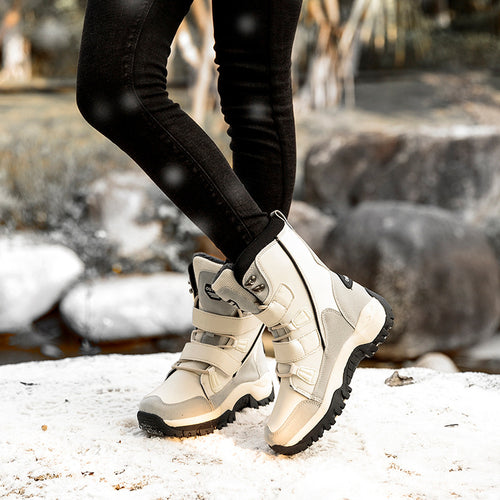 Damen Winterstiefel mit isolierender Fütterung und rutschfester Sohle Drune