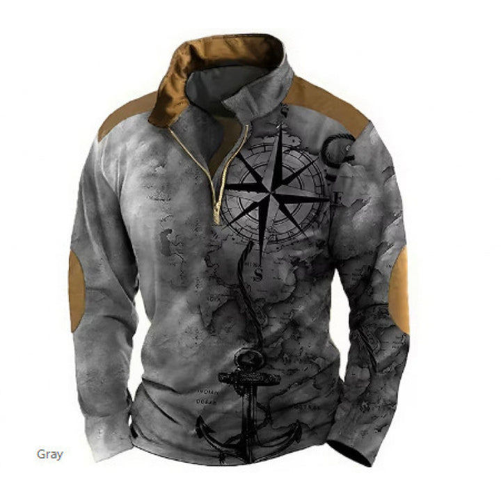 Herren attraktiver Freizeitpullover Drune