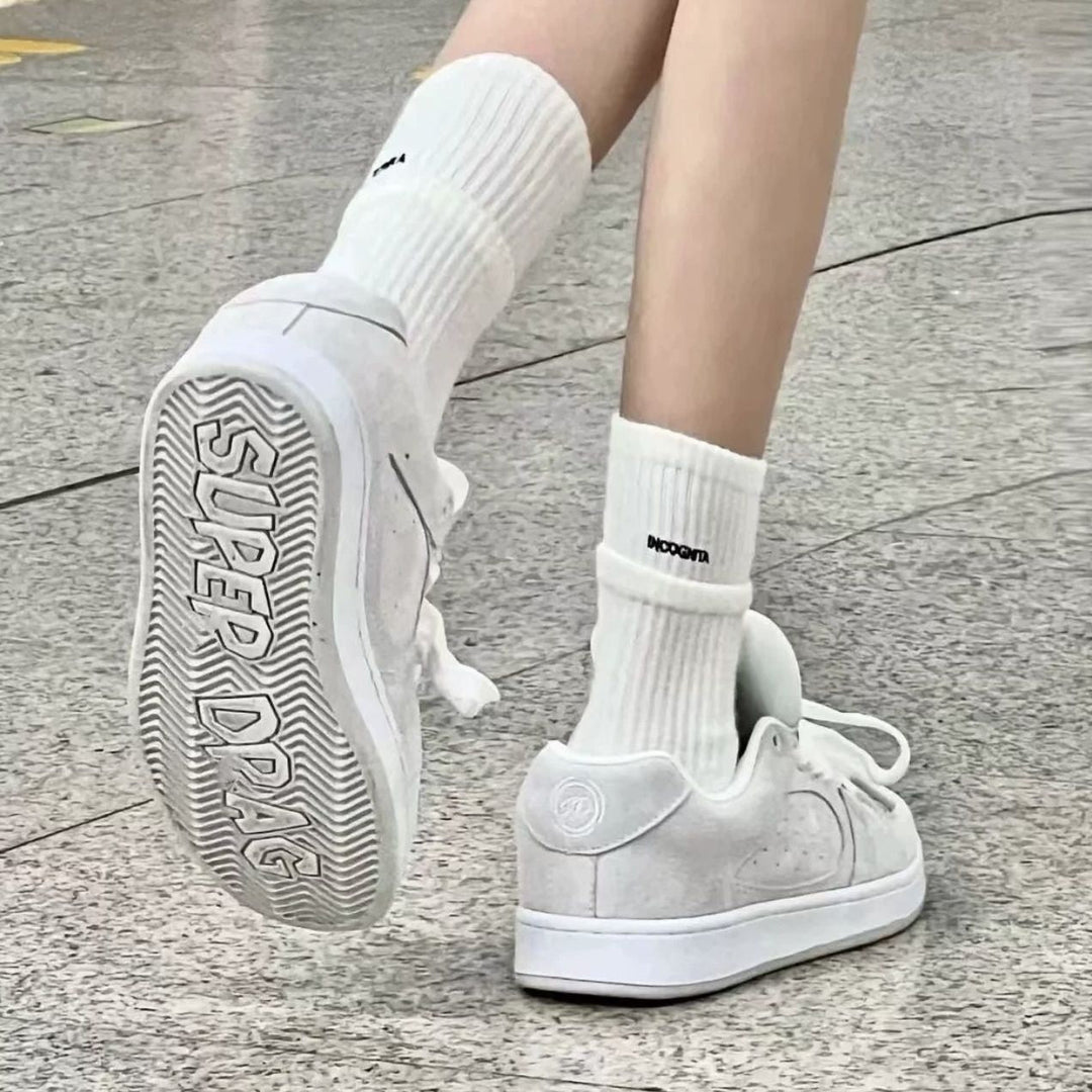 Damen Modische Sneakers mit hochwertiger Wildleder-Oberfläche und weichem Fußbett Drune