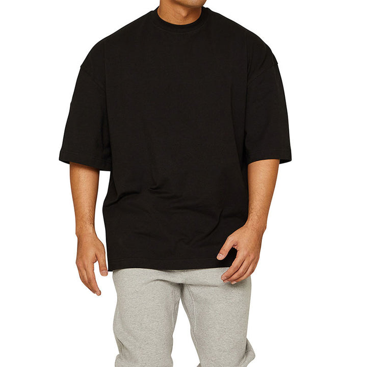 Herren Oversize T-Shirt mit atmungsaktiver Baumwolle Drune