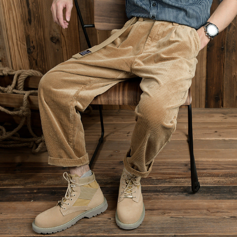 Herren Robuste Wildleder-Schnürstiefel mit gepolsterter Knöchelmanschette Drune
