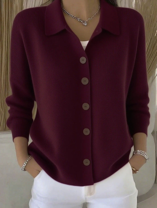 Damen Modische Strickjacke Drune