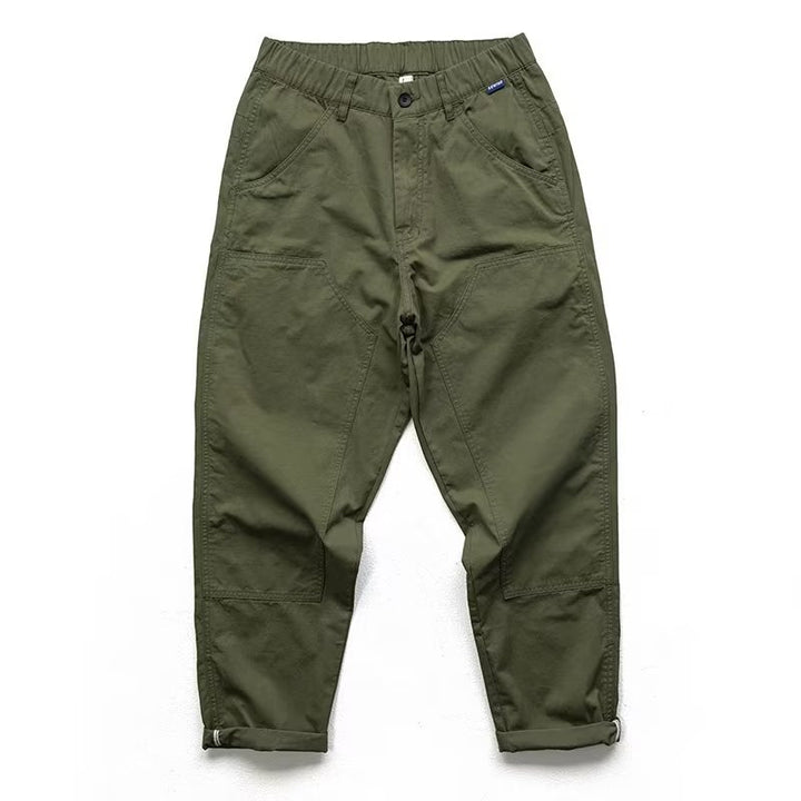Herren Bequeme Cargohose mit Gummibund und praktischen Taschen Drune