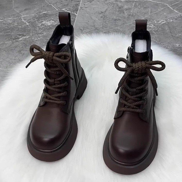 Damen Modische und robuste Schnürboots Drune