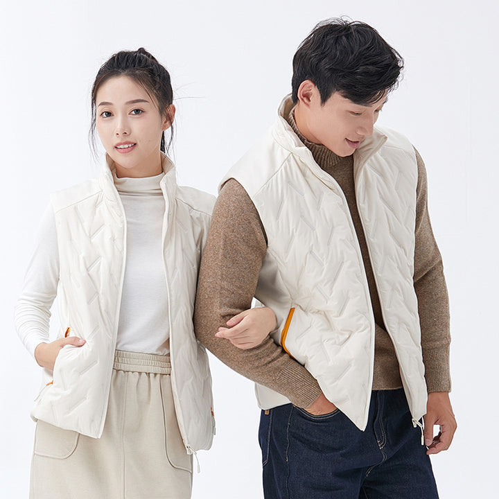 Unisex Steppweste mit Thermoisolierung und hohem Stehkragen Drune