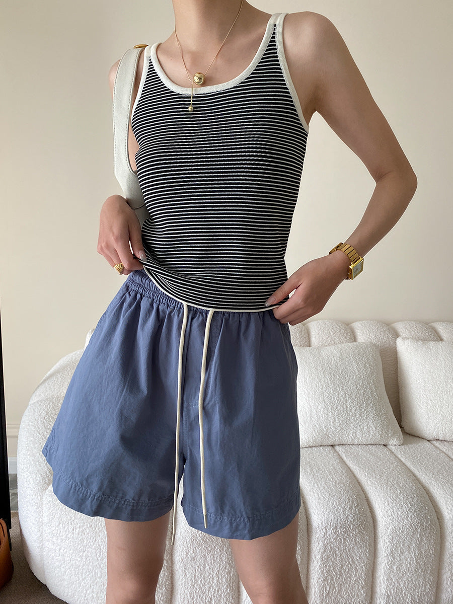 Damen lässiges T-Shirt und Shorts-Set mit kreativen Grafiken Drune