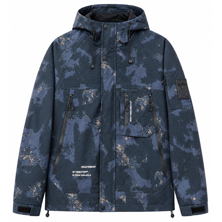Herren Multifunktionale Outdoorjacke mit Kapuze Drune