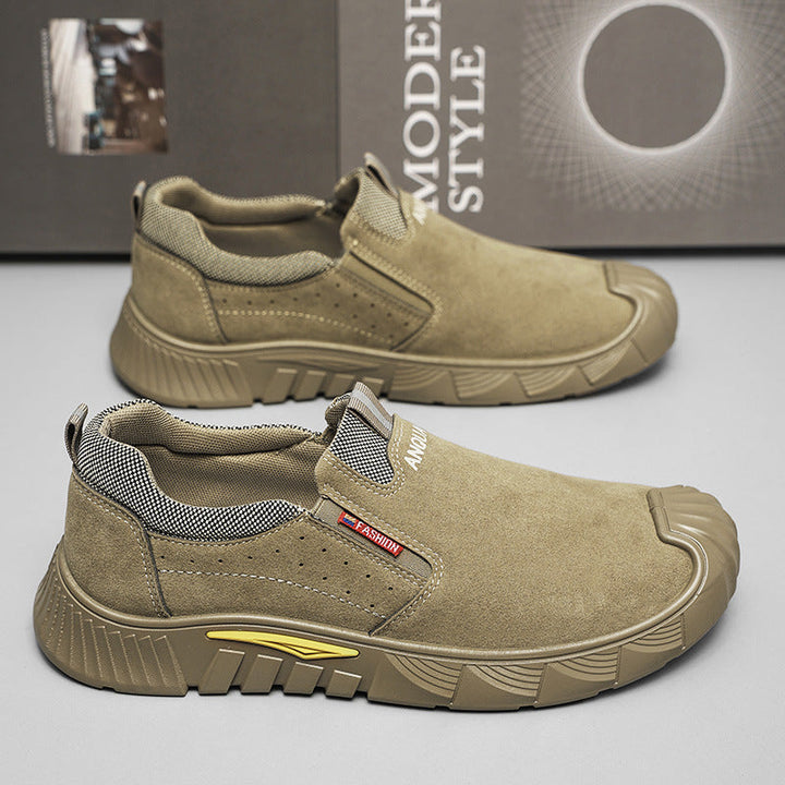Damen Modische Slip-On Sneakers mit flexibler Sohle und atmungsaktivem Obermaterial Drune