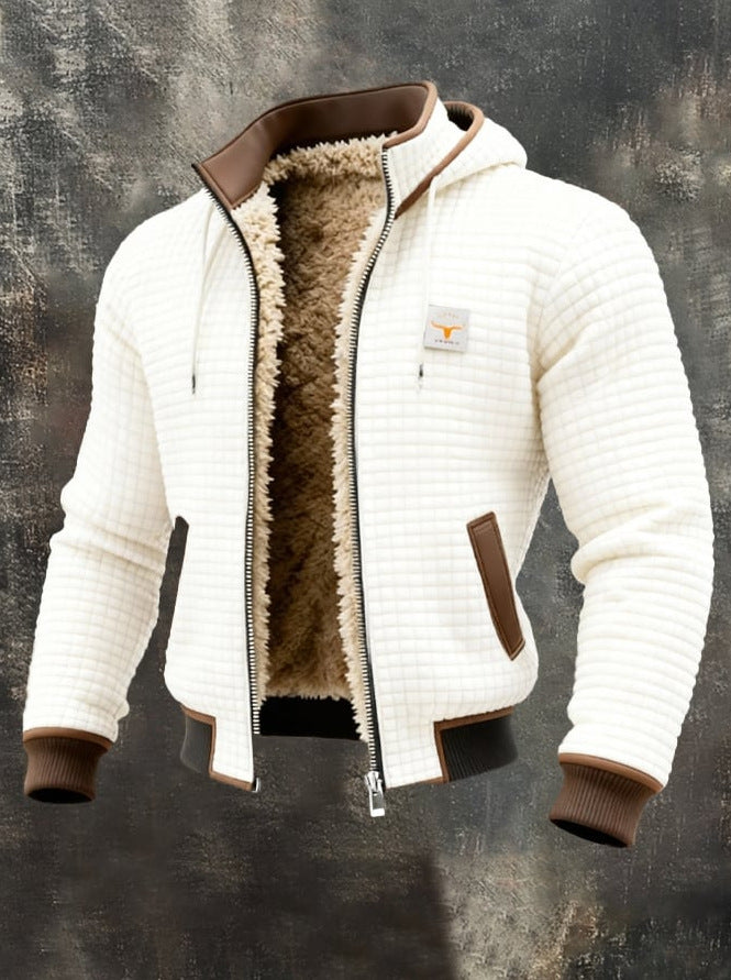 Herren Lederjacke mit Innenfutter