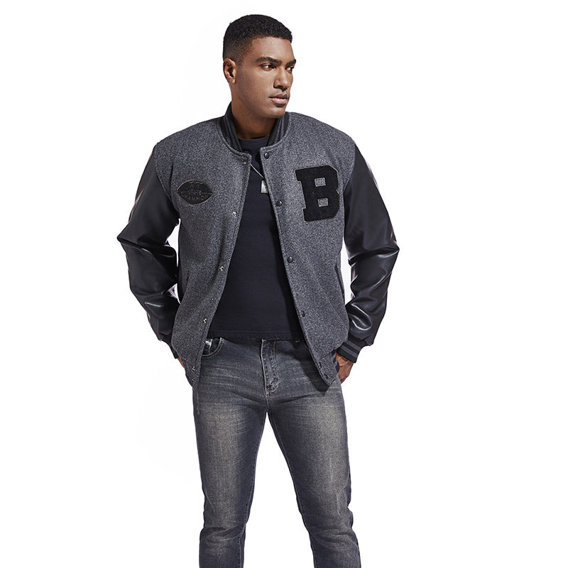 Herren Modische Collegejacke Drune