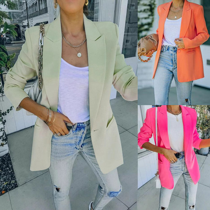 Damen Eleganter Blazer mit modernem Schnitt und praktischen Taschen Drune