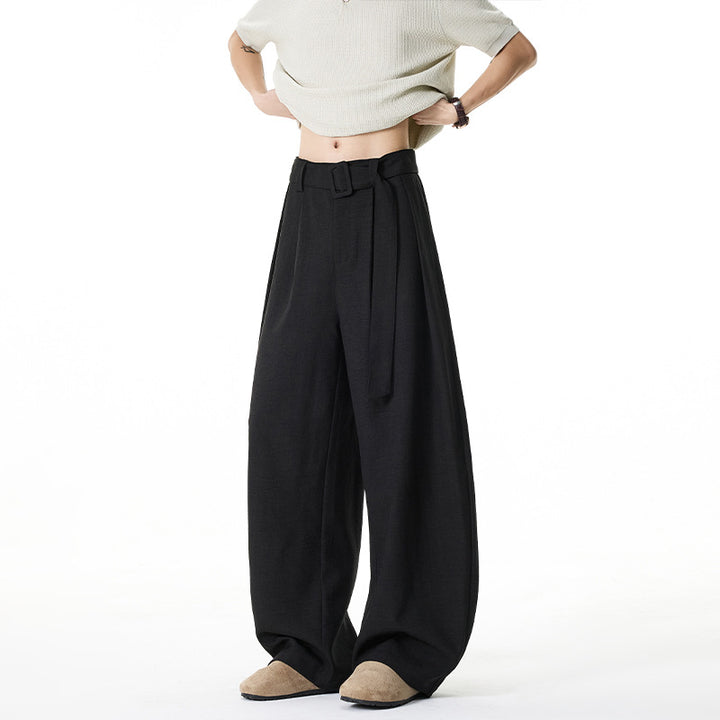 Damen Elegante und lässige weite Stoffhose Drune