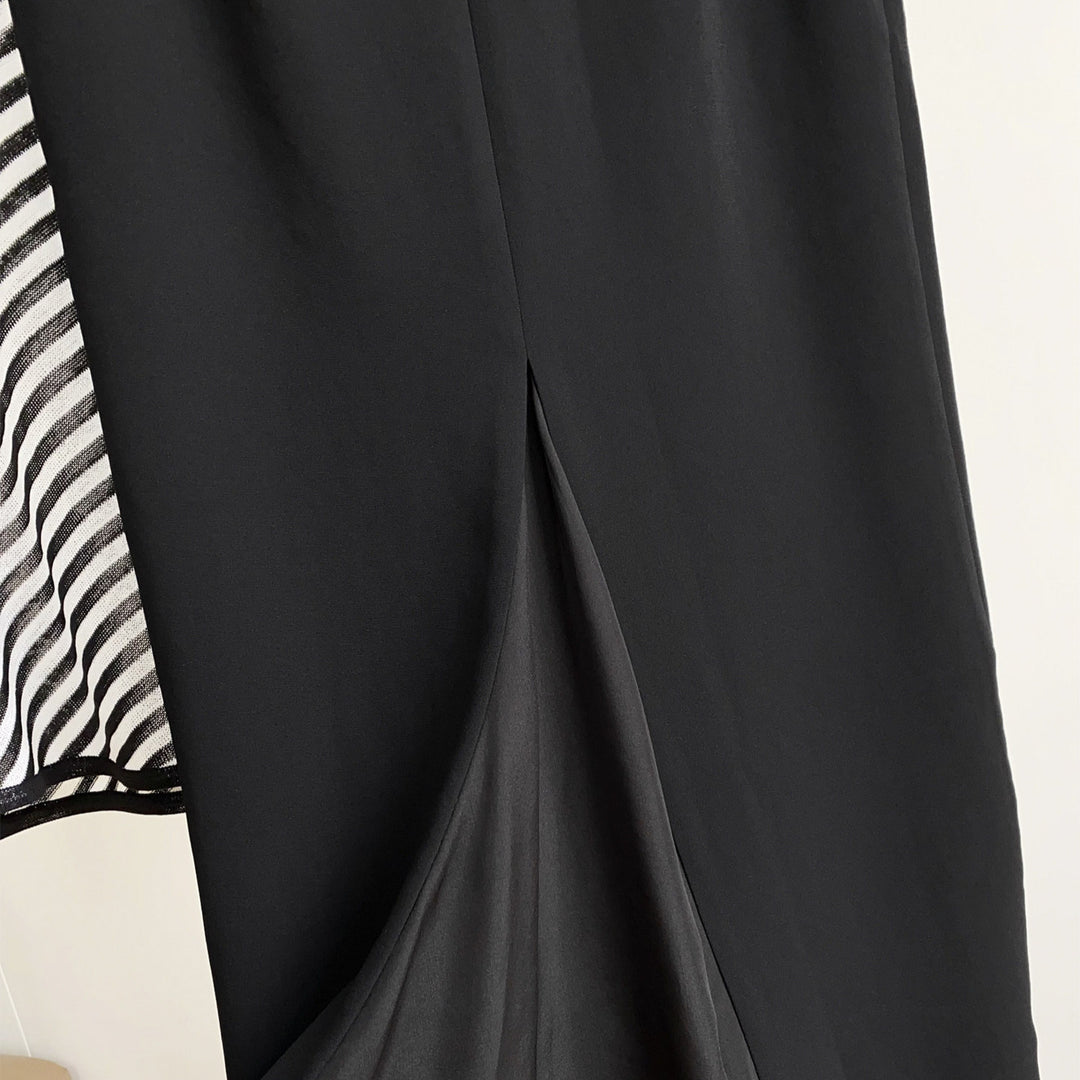 Damen Eleganter Maxirock aus hochwertigem fließendem Material Drune