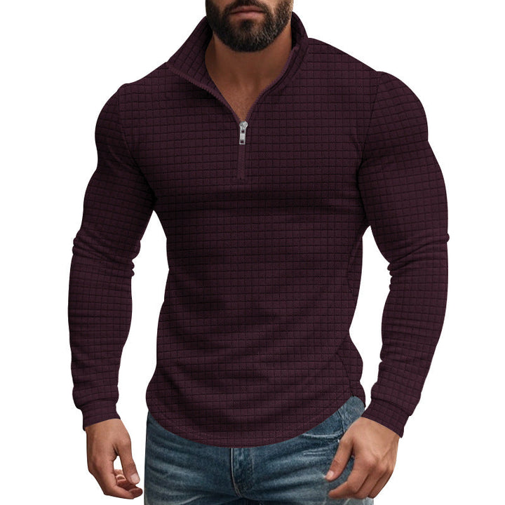 Herren Thermo-Fleecepullover mit Reißverschluss und strukturiertem Design Drune