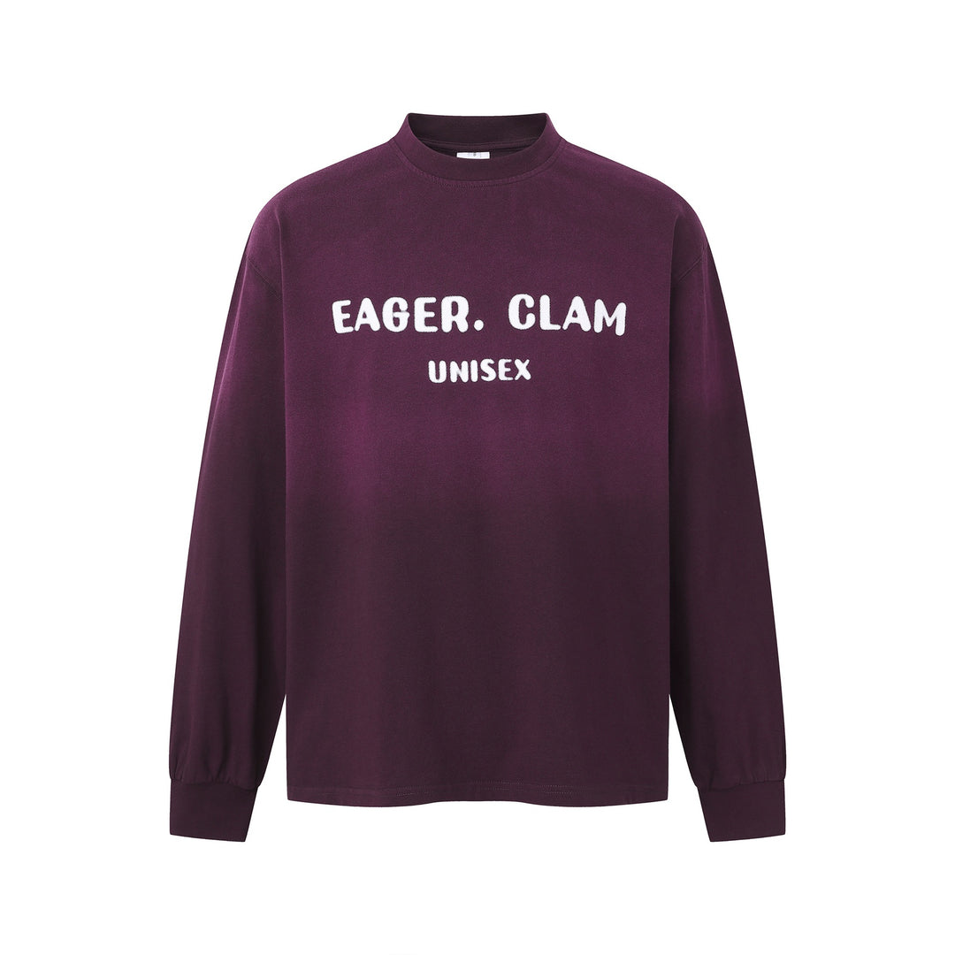 Unisex Oversize-Sweatshirt mit Mockkragen und Statement-Print Drune