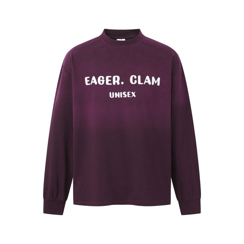 Unisex Oversize-Sweatshirt mit Mockkragen und Statement-Print Drune