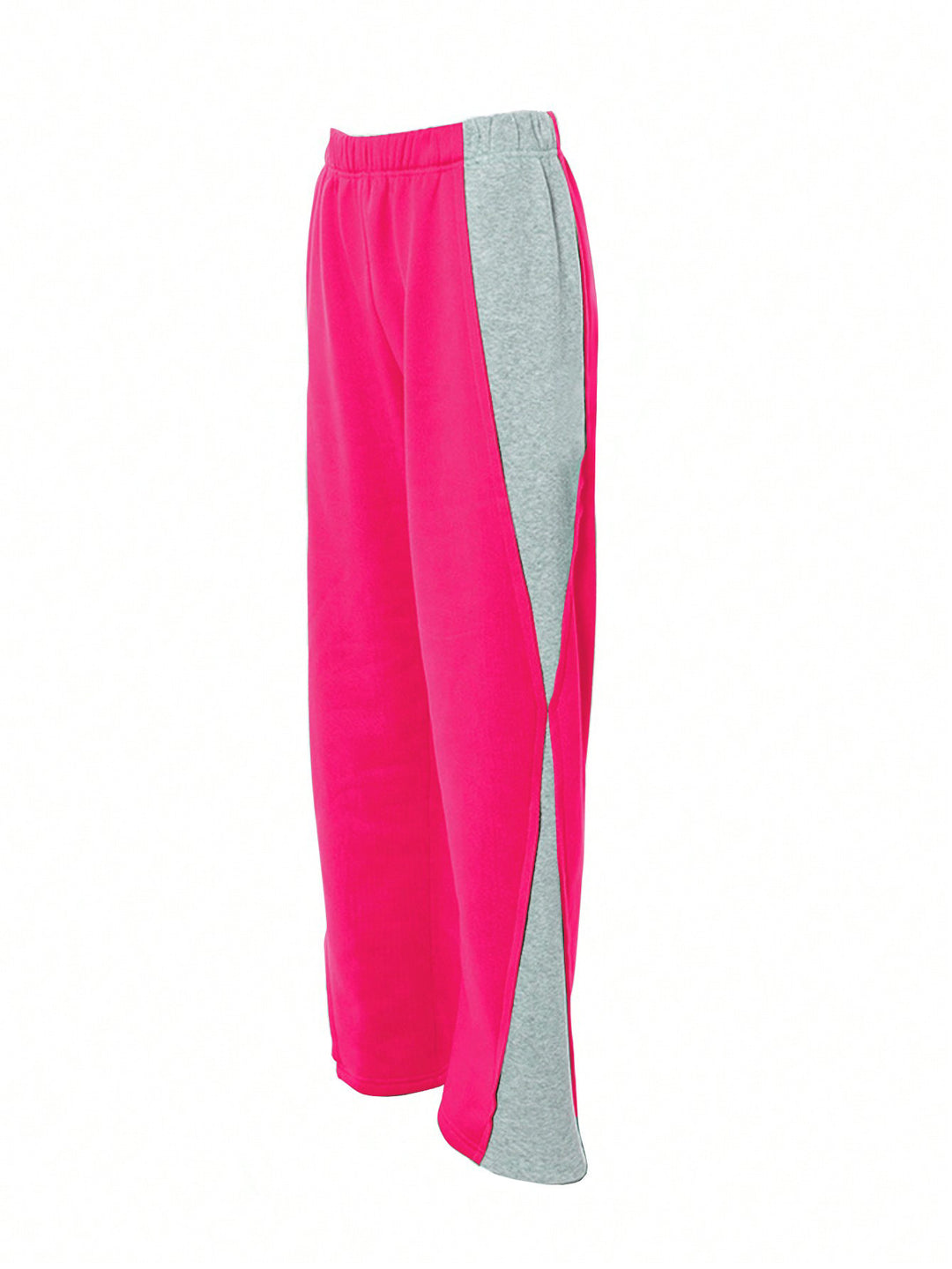 Damen Sportive Jogginghose mit seitlichem Schlitz und Kontrast-Einsatz Drune