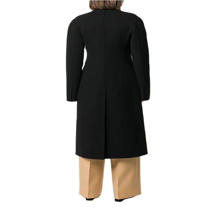 Damen Einreihiger Midimantel im Clean‑Tailoring mit dezenten Metallknöpfen und taillierter Naht Drune