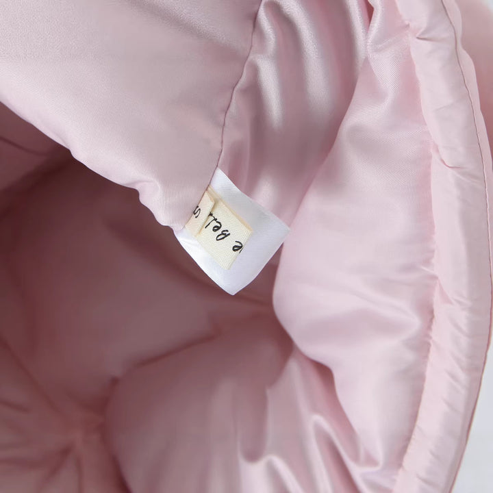 Damen Kurze boxy Funktionsjacke mit Kapuze, wattierter Isolierung und diagonalen Reißverschlusstaschen Drune