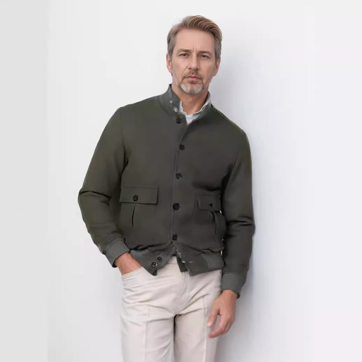 Herren modische Wolljacke mit warmem Innenfutter Drune