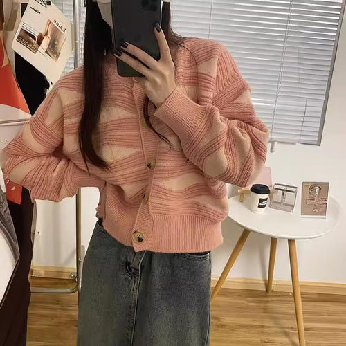 Damen Strickjacke im trendigen Streifenlook Drune