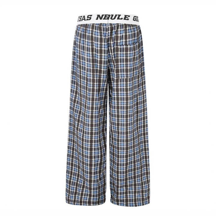 Damen Weite Palazzo‑Loungehose mit elastischem Logobund und verstellbarem Saum Drune