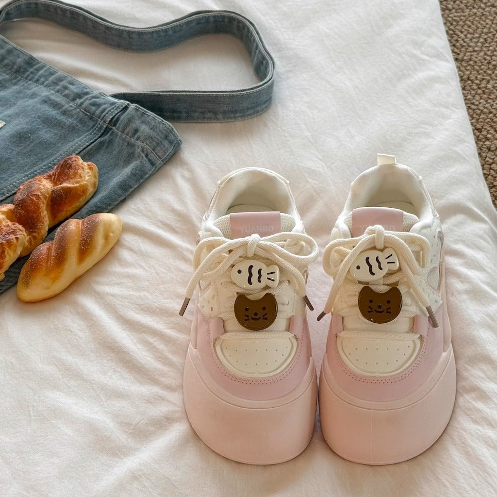 Damen Komfortable Sneakers mit verspielten Applikationen Drune