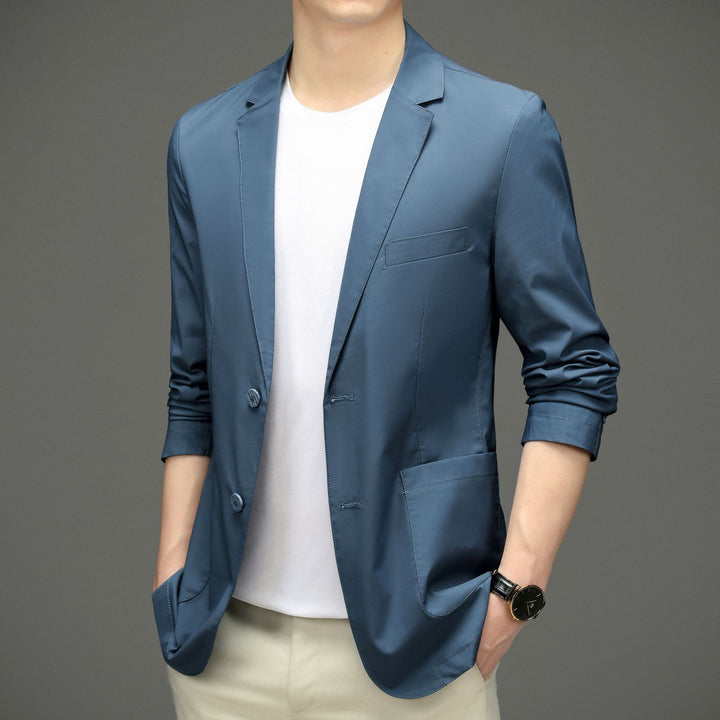 Herren legerer Blazer mit modernem Schnitt und praktischen Taschen Drune