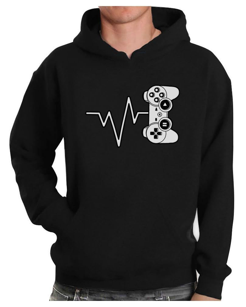Herren Kreativer Kapuzenpullover mit Gaming-Motiv Drune