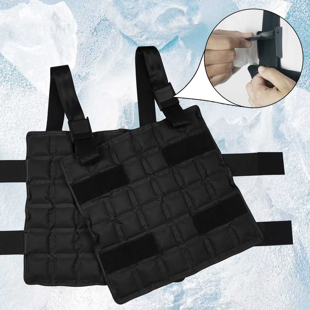 Unisex nan verstellbare Trainingsgewichtsweste mit modularen Gewichtstaschen, Klettfixierung und gepolsterten Schultergurten Drune