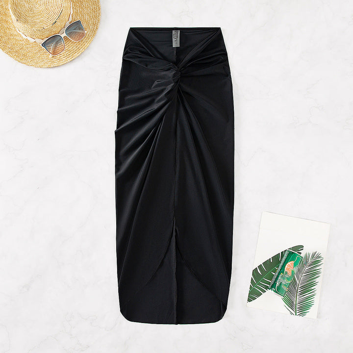 Damen Elegant geschnittener Wickelrock Drune