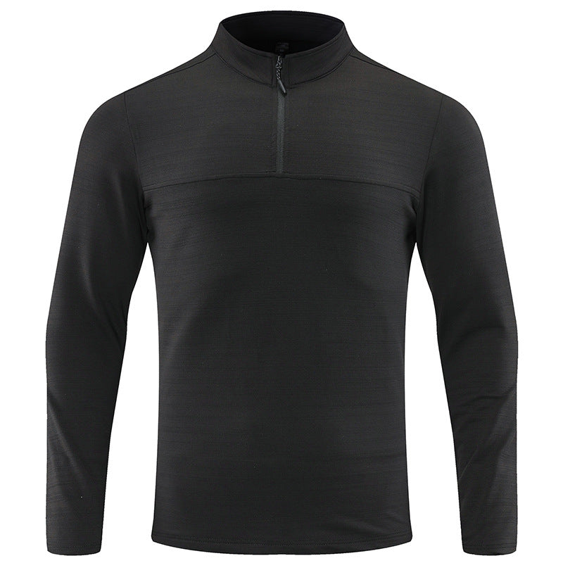 Herren Thermo-Langarmshirt mit Halbzip und Stehkragen Drune