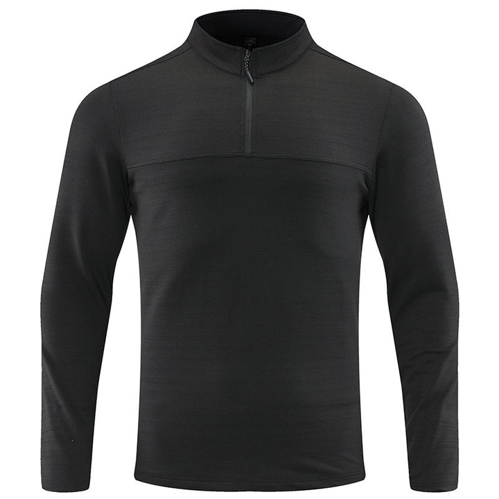 Herren Thermo-Langarmshirt mit Halbzip und Stehkragen Drune