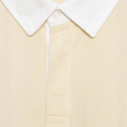 Damen Feinstrick-Poloshirt-Cardigan mit kurzem Arm und durchgehendem Reißverschluss Drune