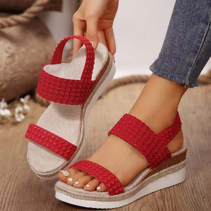 Drune | Bequeme Sommer Plateau Sandalen Mit Keil Für Frauen