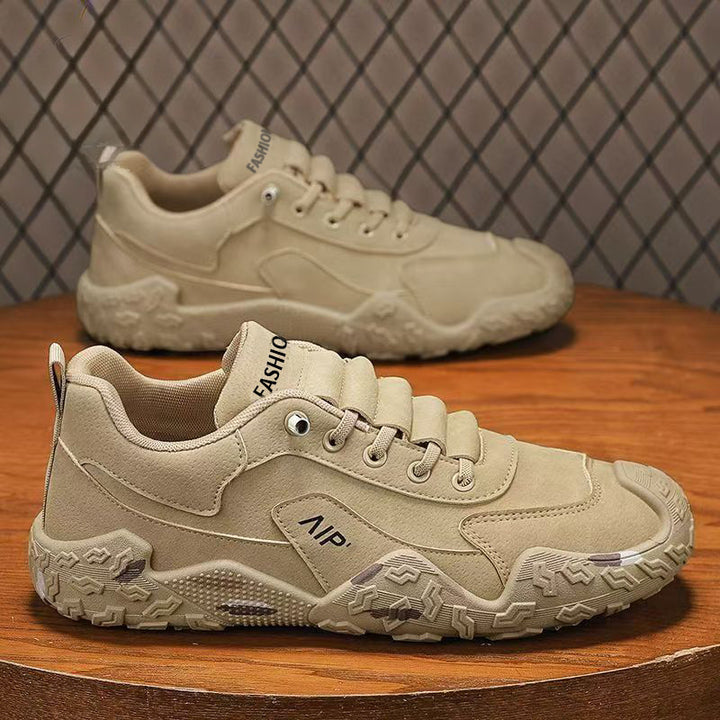 Herren Urbaner Chunky-Sneaker mit Veloursleder-Optik, profiliertem Grip-Profil und ergonomischer Plateausohle Drune