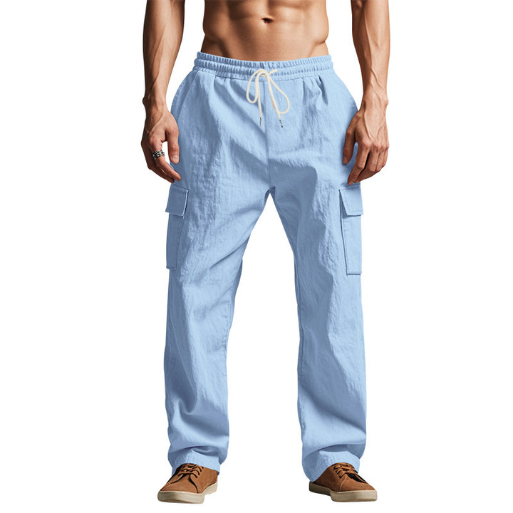 Herren Cargo-Hose mit elastischem Bund und seitlichen Taschen Drune