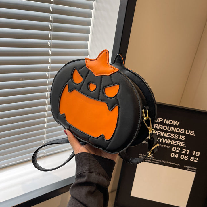 Damen Verspielt Kürbisförmige Umhängetasche Drune