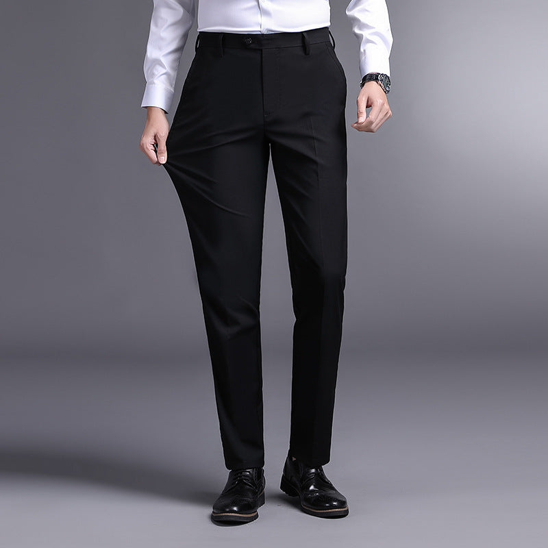 Herren elegante Anzughose mit schmaler Passform und hoher Bequemlichkeit Drune