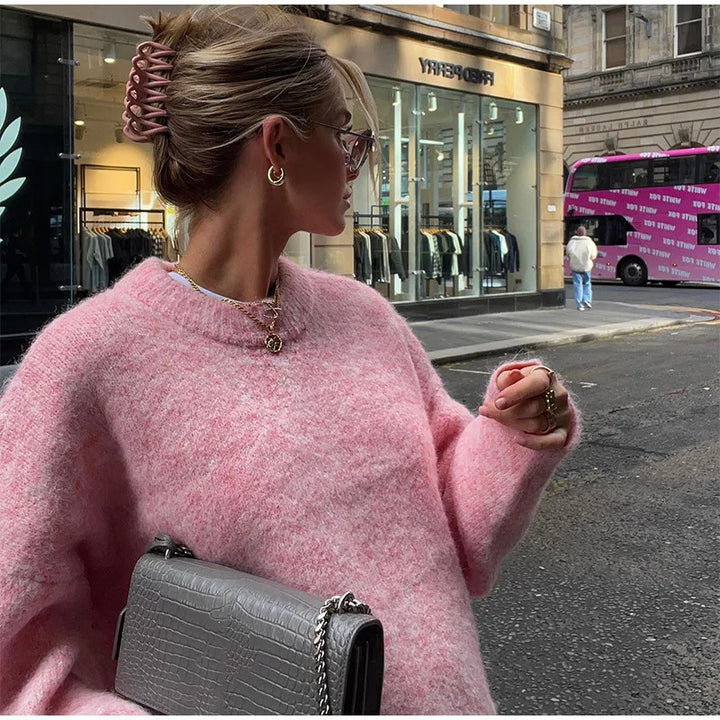 Damen Kuscheliger Oversized-Pullover Drune
