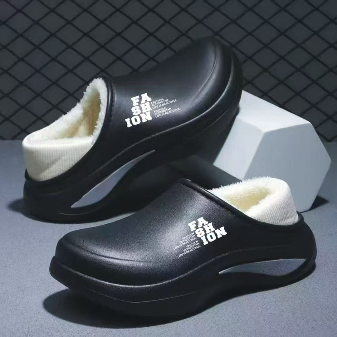 Damen Gefütterte Thermo‑Clogs aus leichtem EVA mit Teddyfutter und dämpfender Komfortsohle Drune