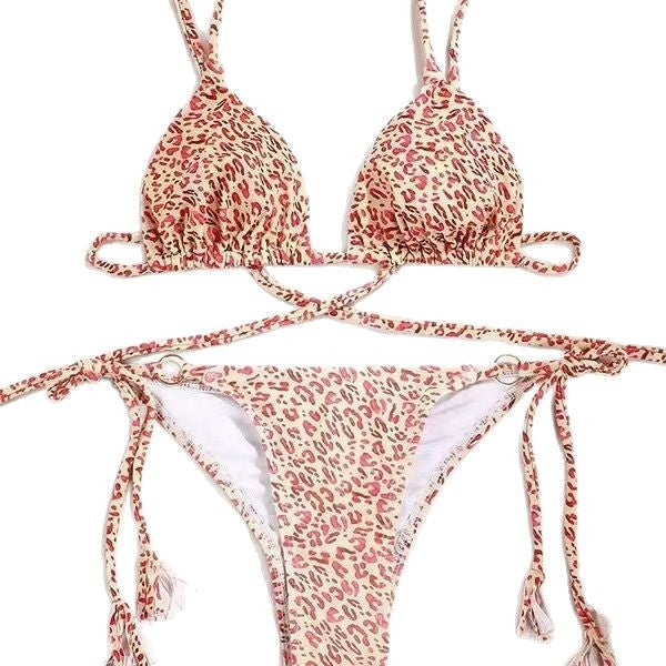 Damen Bikini-Set mit verspielten Bindebändern Drune