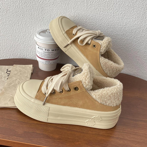 Damen Bequeme Sneakers mit kuscheligem Innenfutter und strapazierfähiger Sohle Drune