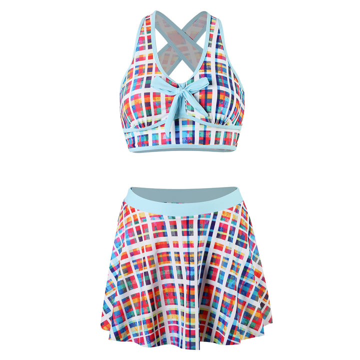 Damen Sportlicher Skirtini Drune
