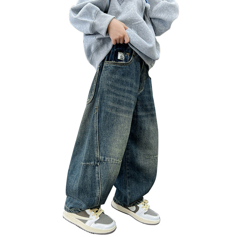 Unisex weite Jeans mit lässigem Design Drune