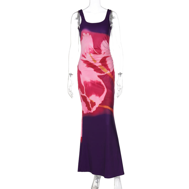 Damen Blumengemustertes Maxikleid Drune